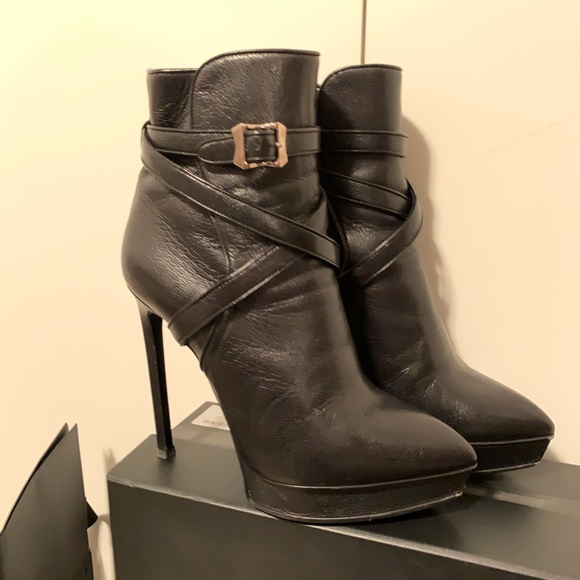 Saint Laurent platform booties - Picture 5 of 5